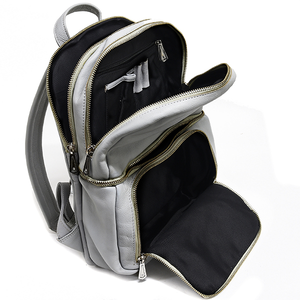 Vespa Official Leather Back Pack-PRIMAVERA 50TH-