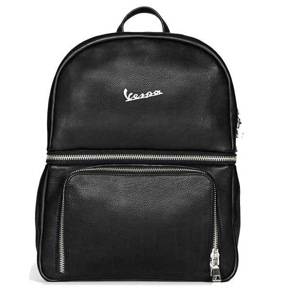 Vespa Official Leather Back Pack-PRIMAVERA 2018-