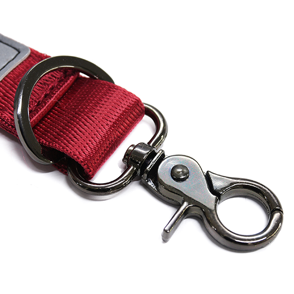 Vespa Official Strap Shaped Keyring-JOURNEY/Red-