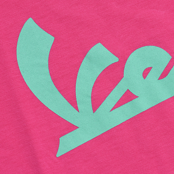 Vespa Official Logo T-Shirts for Women(Pink)