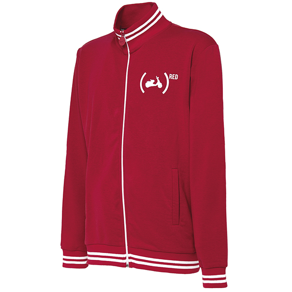 Vespa Official Zip Up Sweat Shirts-946 RED-