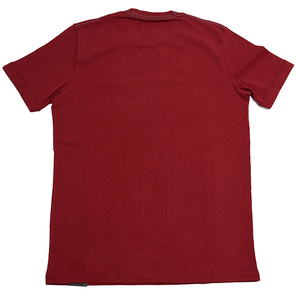 Moto Guzzi Official T-Shirts-CLASSIC-(Red)