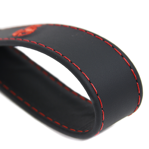 ABARTH 500 Rear Gate Leather Strap(Black/Scorpione)