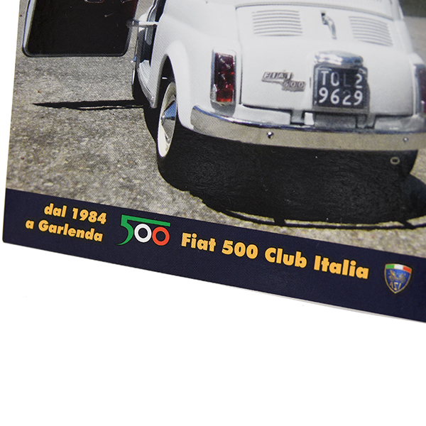 FIAT 500 CLUB ITALIA Post Card-VEGAS-