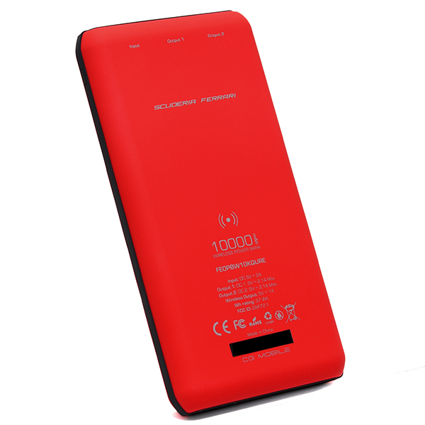 Ferrari Wireless Power Bank10000mAh/Red)