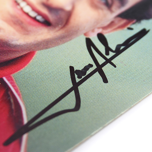 Scuderia Ferrari Promotion Card-J.Alesi Signed-