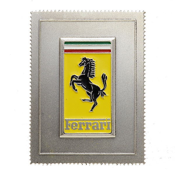 Ferrari Stamp Shaped Emblem Plate