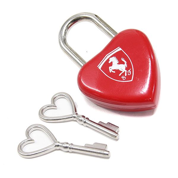 Ferrari Official Heart Shaped Padlock