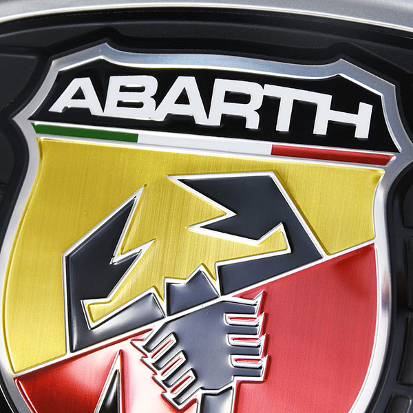 ABARTH Genuine 500/595/695 Tailgate Emblem(Satin Silver)