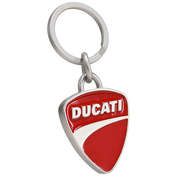 DUCATI Metal Emblem Keyring-DUCATI Delux-