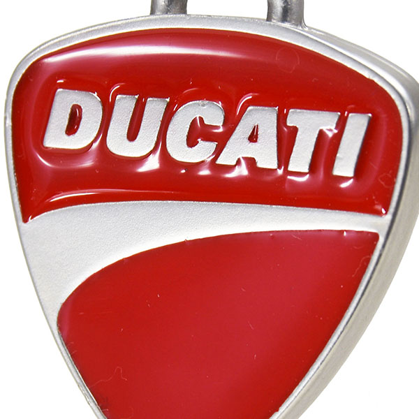 DUCATI Metal Emblem Keyring-DUCATI Delux-