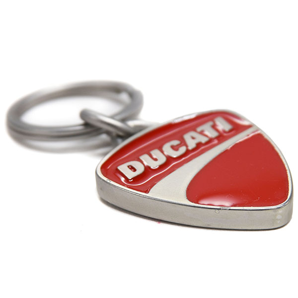 DUCATI Metal Emblem Keyring-DUCATI Delux-