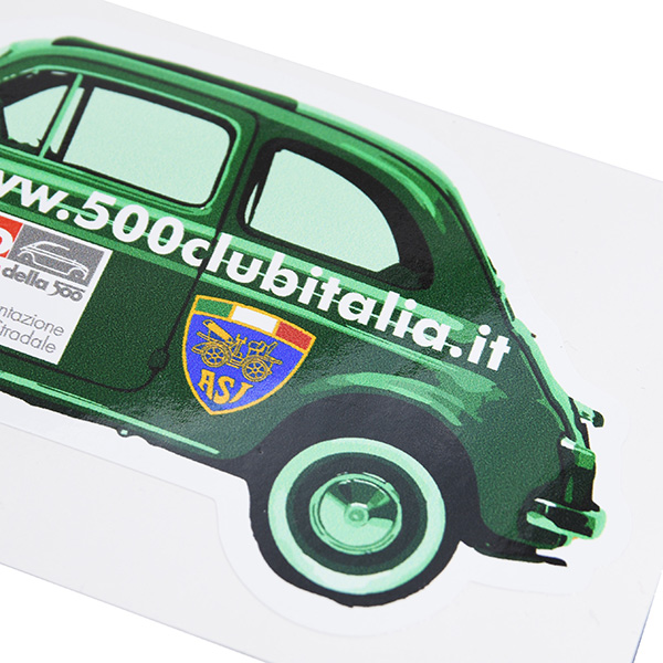 FIAT 500 CLUB ITALIA Official Sticker(Type C)