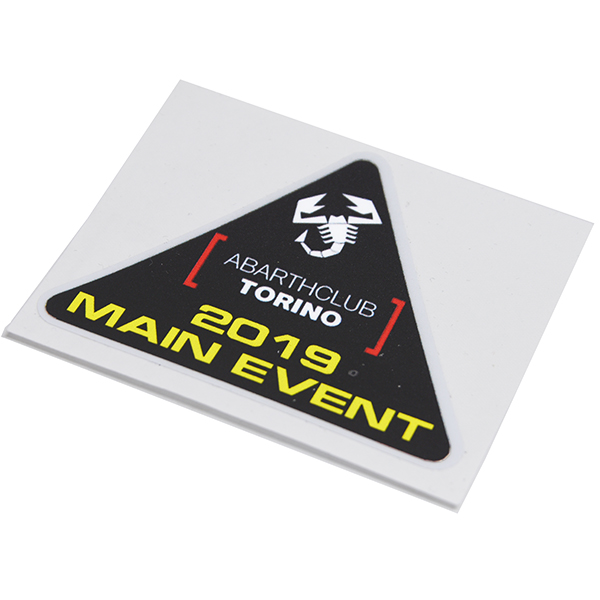 ABARTH CLUB TORINO 2019 Main event Sticker