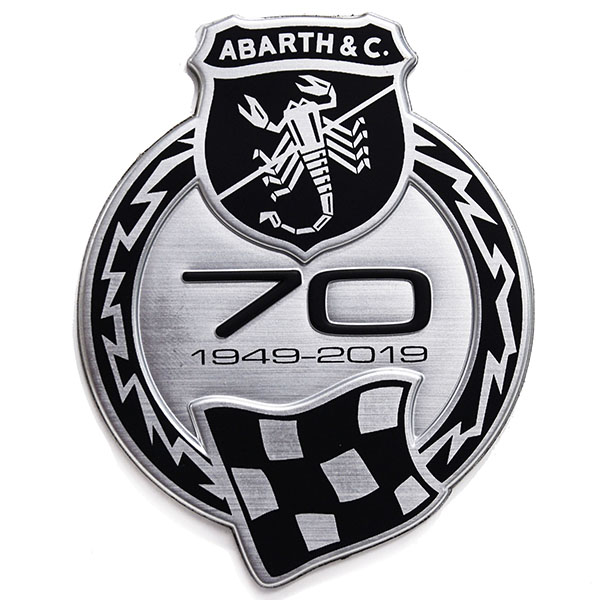 ABARTH 70anni Memorial & 595 Logo Emblem Set