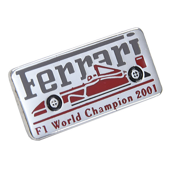 Scuderia Ferrari 2001 World Champion Pin Badge