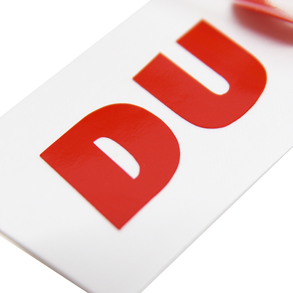 DUCATI Logo Sticker(Die Cut/Red/70mm)