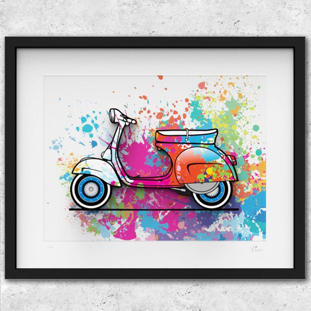 VESPA GS160 Illustration-SPLASH-by Mr.Vin (Large)