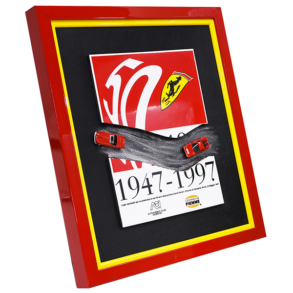 Ferrari 50anni Memorial Ceramic Object with Frame