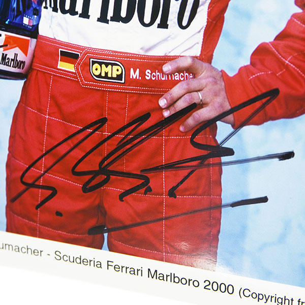 Scuderia Ferrari 2000 M.Schumacher Photo-M.schumacher Signed-