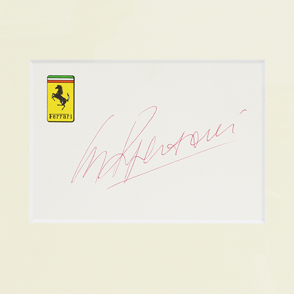 Scuderia Ferrari C.Regazzoni Signed Card Set