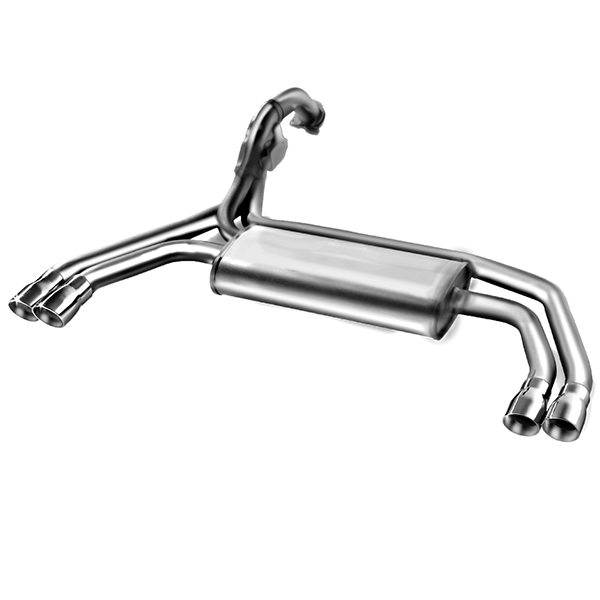 ABARTH Genuine 500/595 Exhaust system-RECORD MONZA/Stainless-