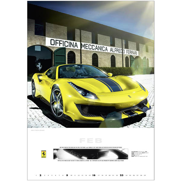 Ferrari Calender-2020 FERRARI MYTH - by RAUPP