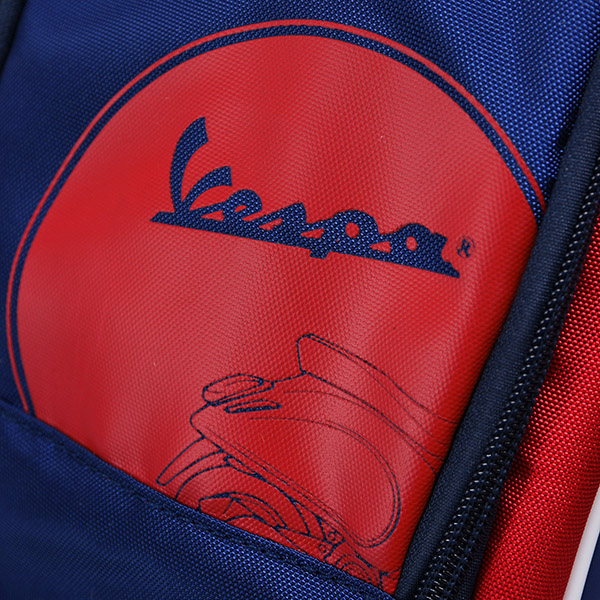 Vespa Official City Cross Schoulder Bag(Blue/Red) 