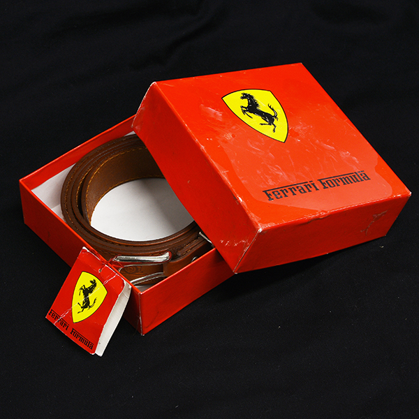 Ferrari Formula Leather belt by schedoni