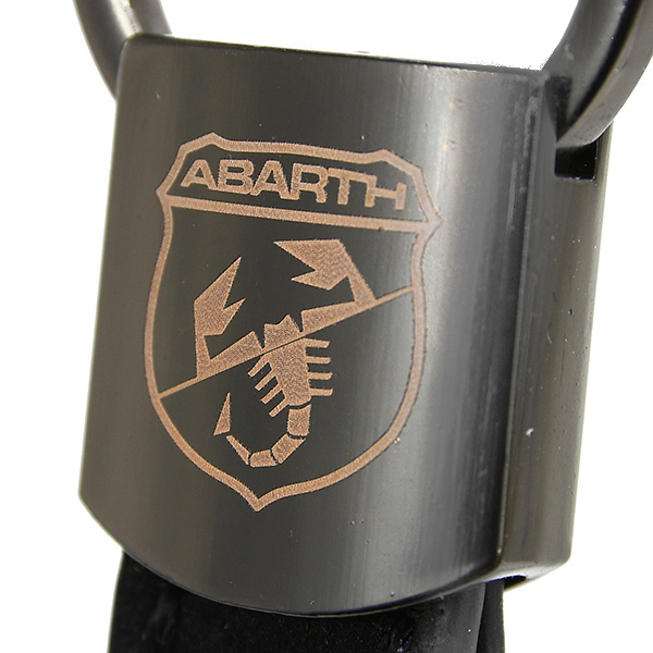 ABARTH Black Strap Keyring