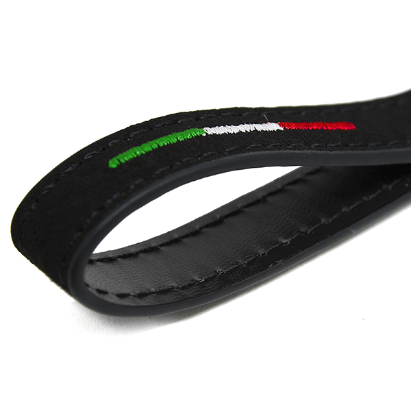 ABARTH Black Strap Keyring