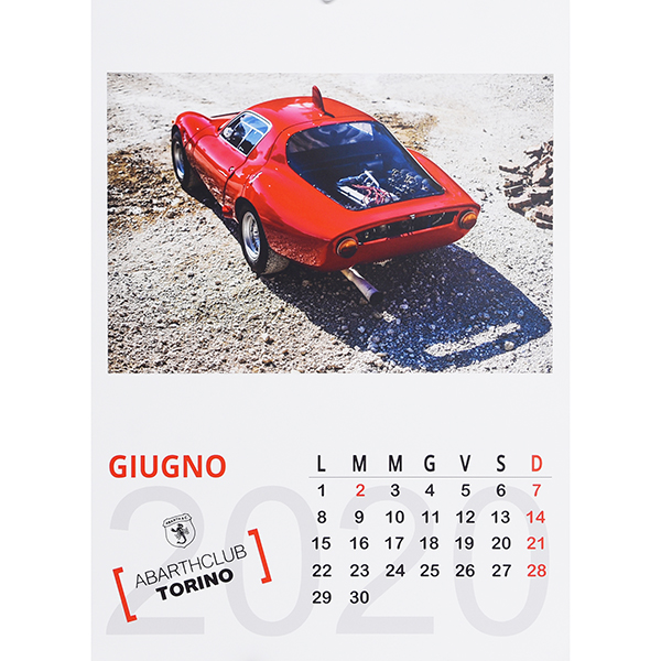 ABARTH CLUB TORINO Calender 2020-Vintage-