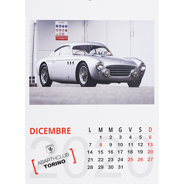 ABARTH CLUB TORINO Calender 2020-Vintage-