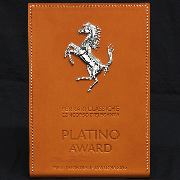 Ferrari Classiche Concorso D'eleganza FINALI MONDIALI DAYTONA 2016 Platinum Award Crest