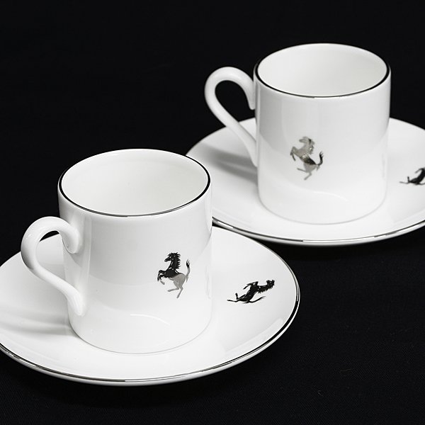 Ferrari Official Espresso Cup & Saucer Set by WEDGEWOOD