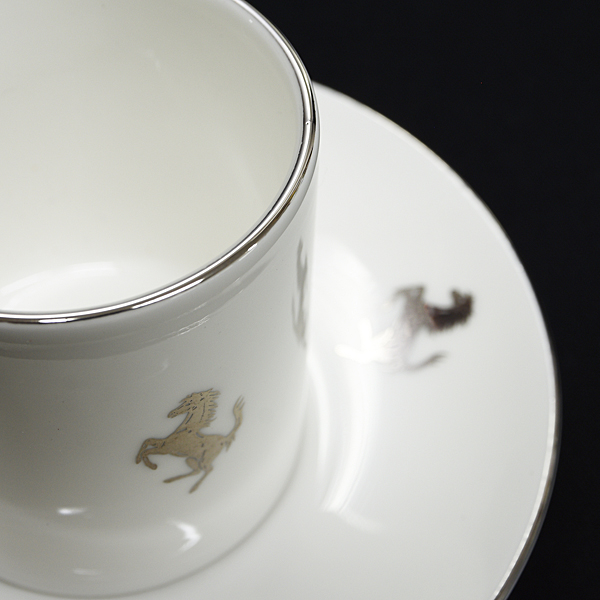 Ferrari Official Espresso Cup & Saucer Set by WEDGEWOOD