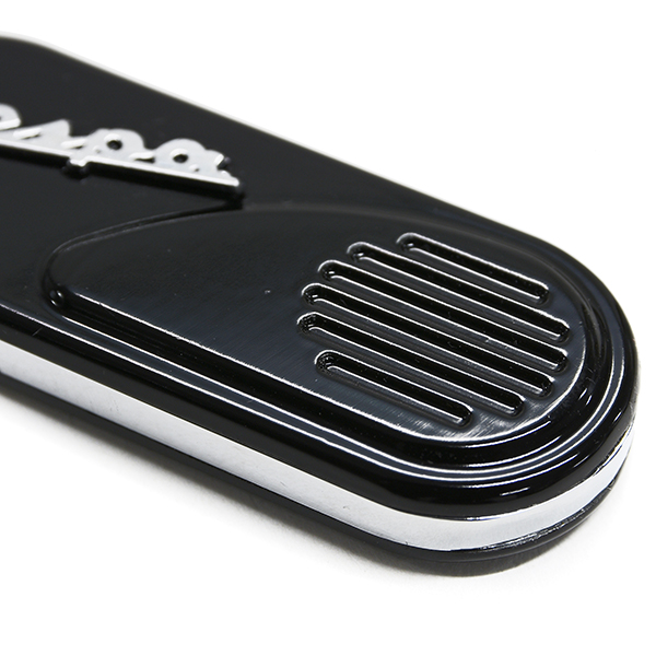 Vespa Official Side Cowl Keyring(Black)