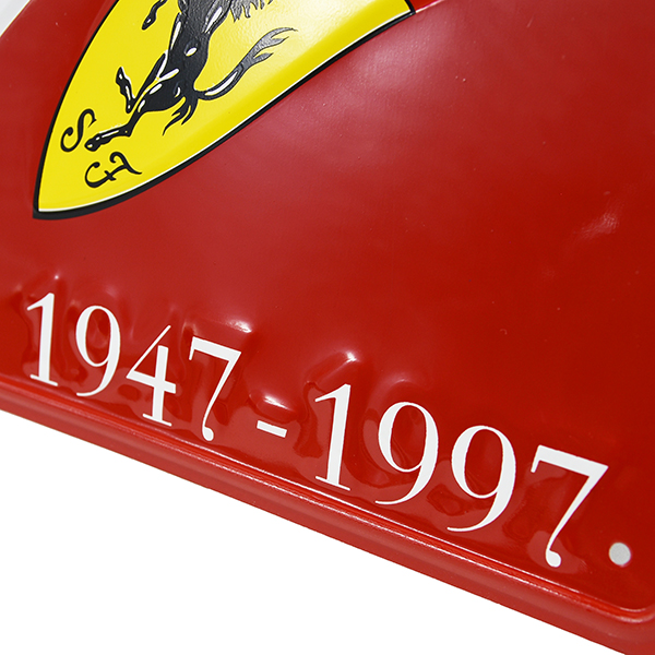 Ferrari 50anni Number Plate Object