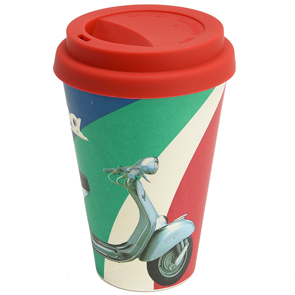 Vespa Bamboo Tumbler-ITALIAN FLAG-