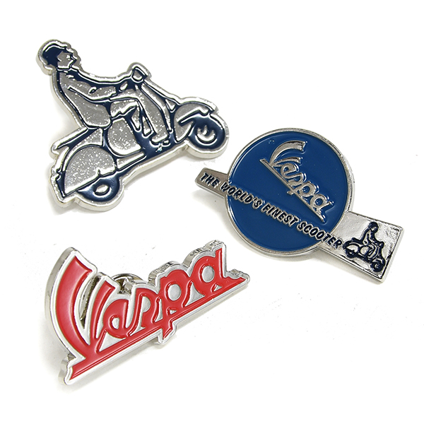 Vespa Pin Badge Set A