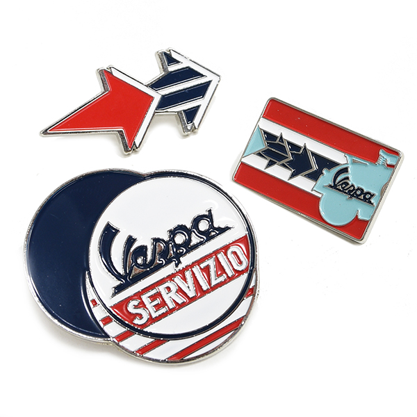 Vespa Pin Badge Set D