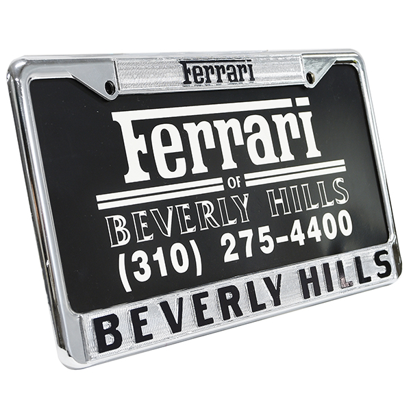 Ferrari BEVERLY HILLS Licence Plate & Frame