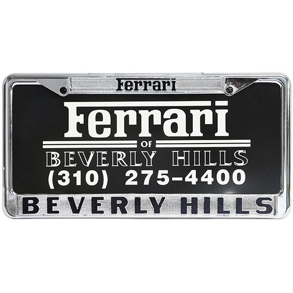 Ferrari BEVERLY HILLS Licence Plate & Frame