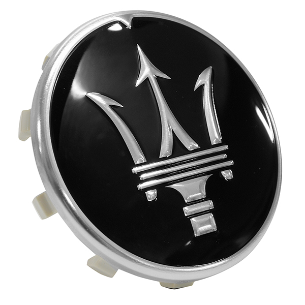 MASERATI Genuine Wheel Hub Cap (Black/Chrome)