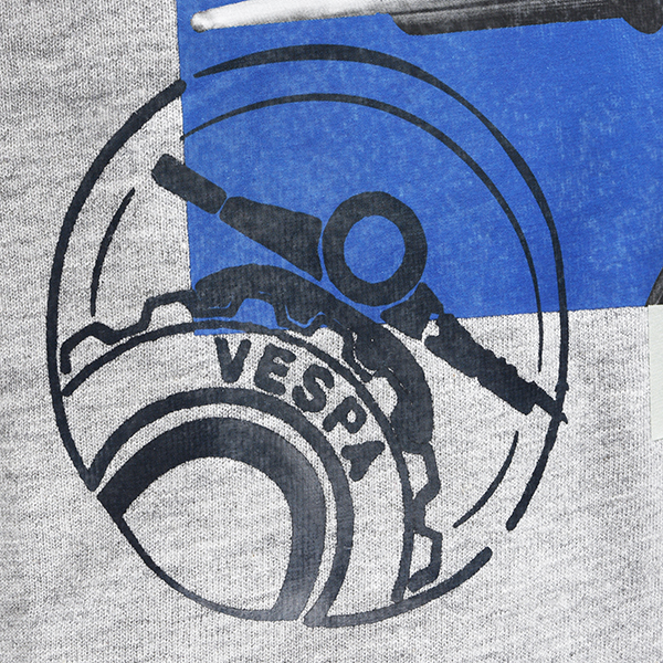 Vespa Official T-Shirts-Heritage-(Gray)