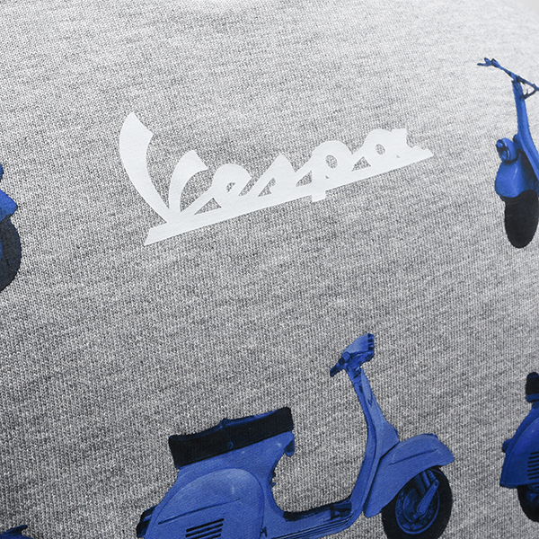 Vespa Official T-Shirts-Heritage-(Gray)