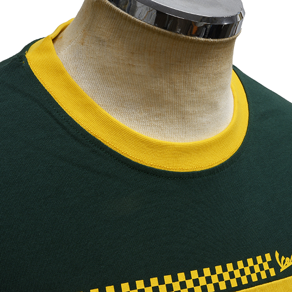 Vespa Official T-Shirts-Racing Sixty -(Green)