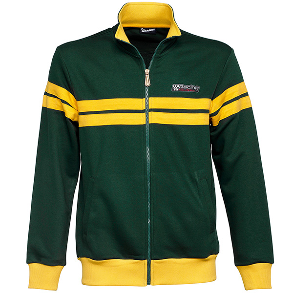 Vespa Zip-Up Sweat Shirts-Racing Sixty -(Green)