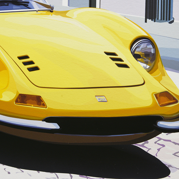 Dino 246GT Illustration by Kenichi Hayashibe