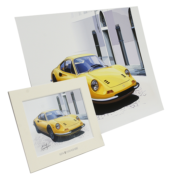 Dino 246GT Illustration by Kenichi Hayashibe